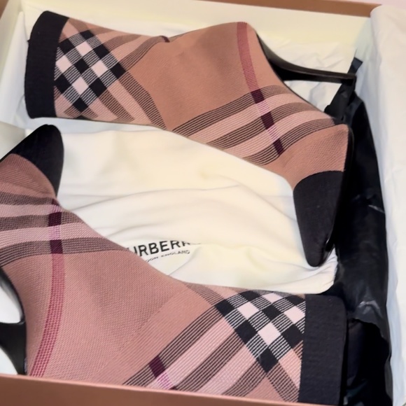 Burberry vintage check sock boots - Picture 5 of 7